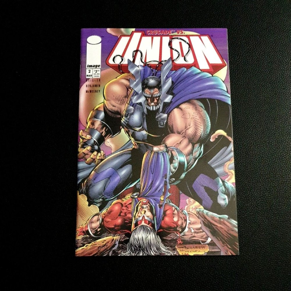 Image Comics Crusade vs. Union 2 Mar 1995 Book Collection Bagged Board Heisler